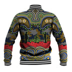 ANZAC Day Parramatta Eels Baseball Jacket Military Memorial Aboriginal Indigenous Art
