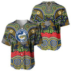 ANZAC Day Parramatta Eels Baseball Jersey Military Memorial Aboriginal Indigenous Art