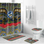 ANZAC Day Parramatta Eels Bathroom Set Military Memorial Aboriginal Indigenous Art