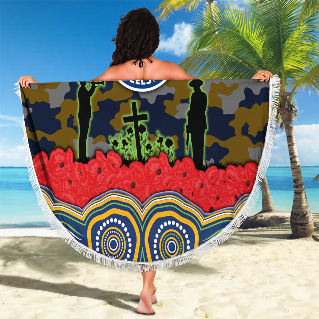 ANZAC Day Parramatta Eels Beach Blanket Military Memorial Aboriginal Indigenous Art