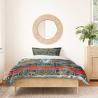 ANZAC Day Parramatta Eels Bedding Set Military Memorial Aboriginal Indigenous Art