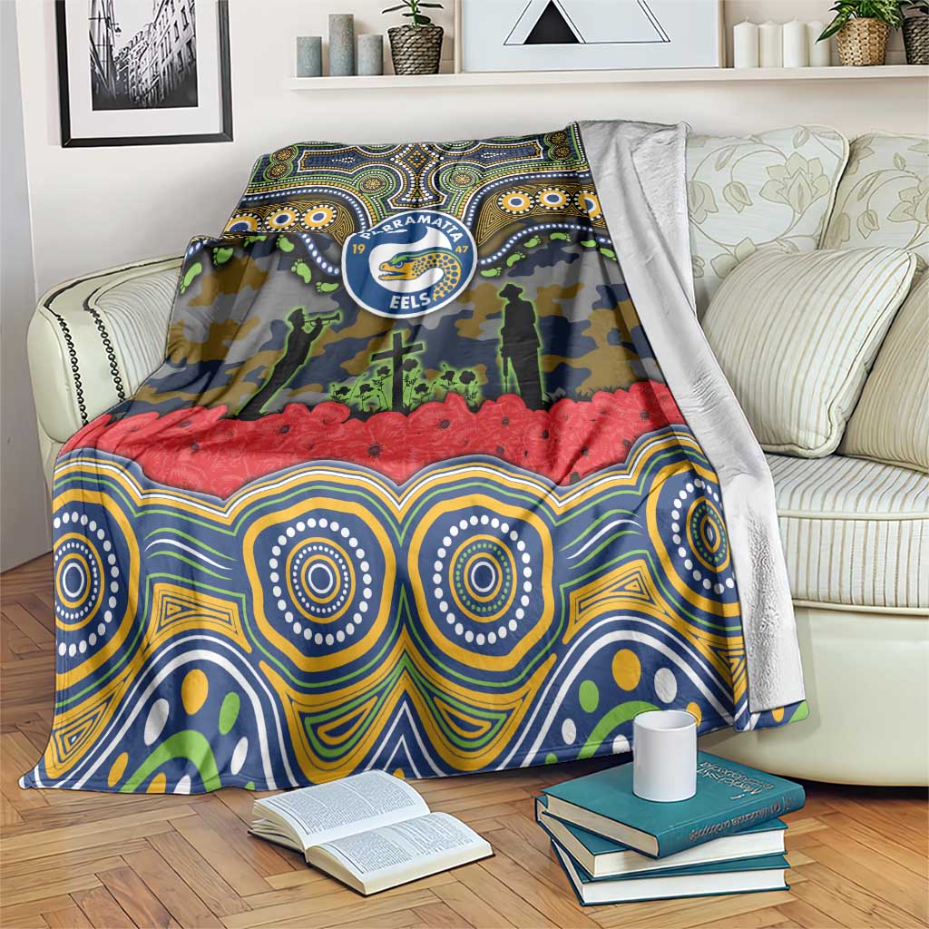 ANZAC Day Parramatta Eels Blanket Military Memorial Aboriginal Indigenous Art