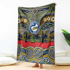 ANZAC Day Parramatta Eels Blanket Military Memorial Aboriginal Indigenous Art