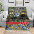 ANZAC Day Parramatta Eels Blanket Military Memorial Aboriginal Indigenous Art