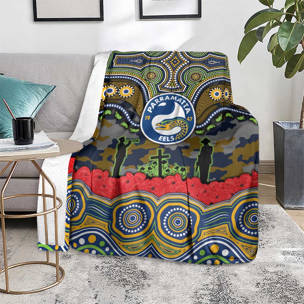 ANZAC Day Parramatta Eels Blanket Military Memorial Aboriginal Indigenous Art