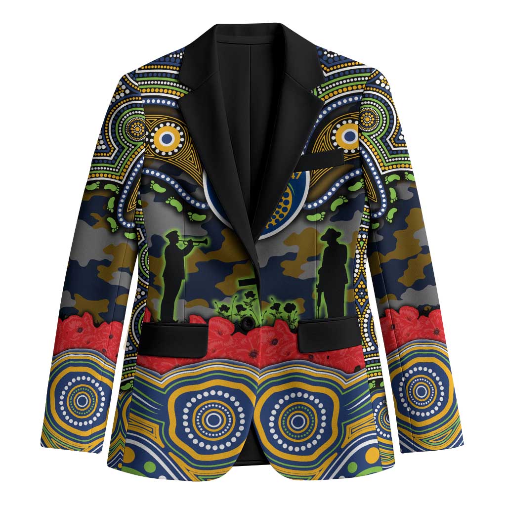 ANZAC Day Parramatta Eels Blazer Military Memorial Aboriginal Indigenous Art