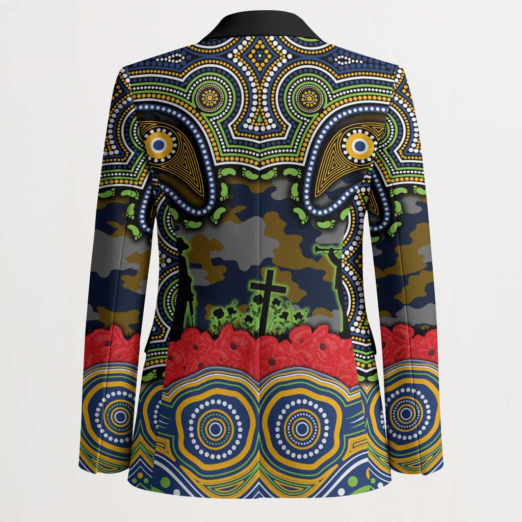 ANZAC Day Parramatta Eels Blazer Military Memorial Aboriginal Indigenous Art