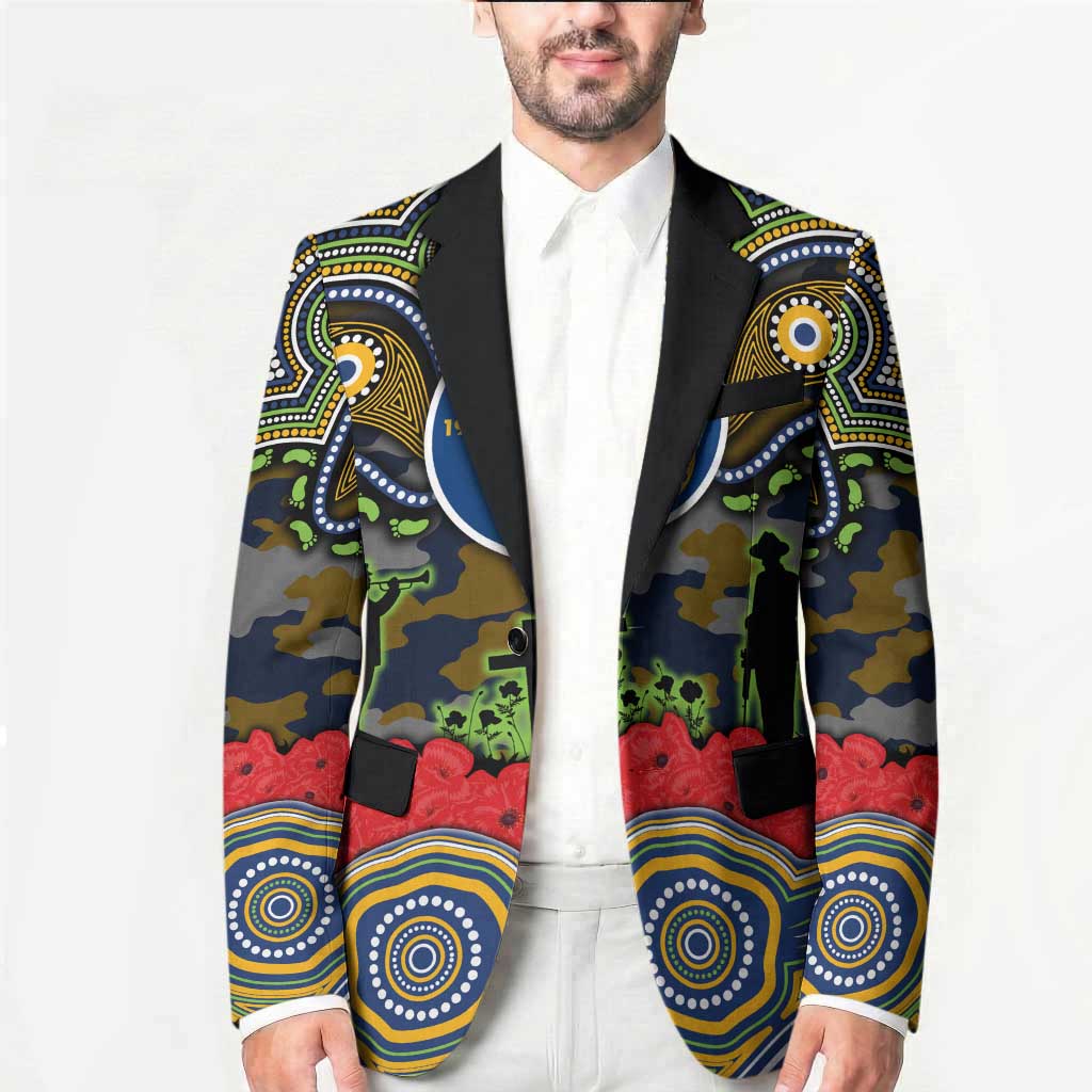 ANZAC Day Parramatta Eels Blazer Military Memorial Aboriginal Indigenous Art