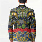 ANZAC Day Parramatta Eels Blazer Military Memorial Aboriginal Indigenous Art