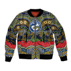 ANZAC Day Parramatta Eels Bomber Jacket Military Memorial Aboriginal Indigenous Art