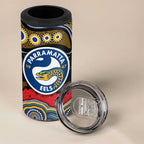 ANZAC Day Parramatta Eels 4 in 1 Can Cooler Tumbler Military Memorial Aboriginal Indigenous Art