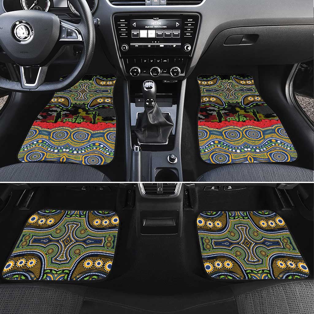 ANZAC Day Parramatta Eels Car Mats Military Memorial Aboriginal Indigenous Art