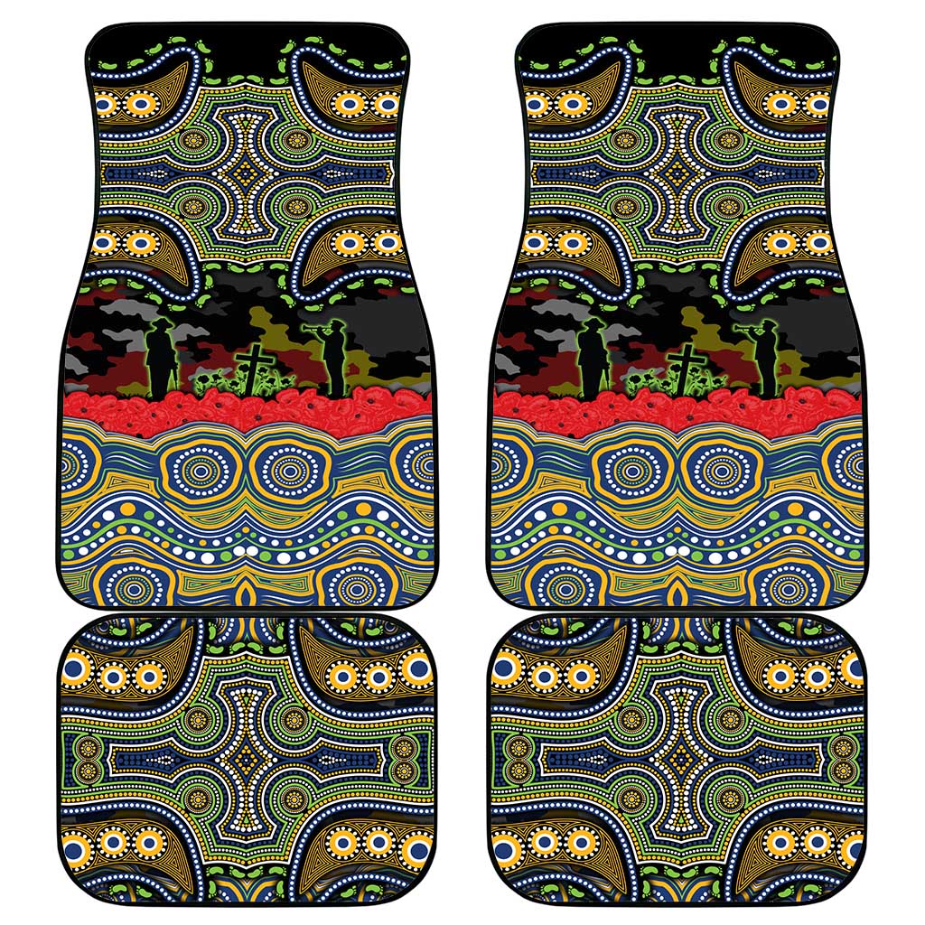 ANZAC Day Parramatta Eels Car Mats Military Memorial Aboriginal Indigenous Art