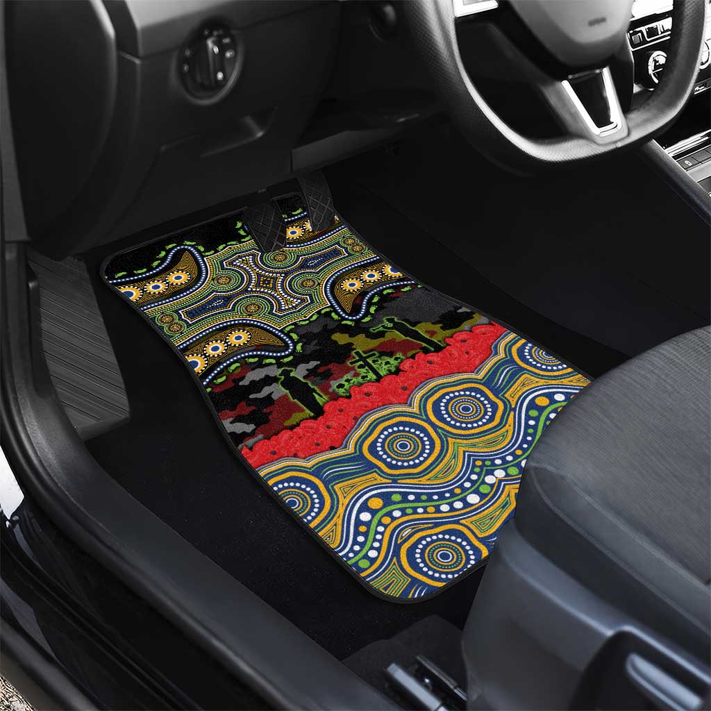 ANZAC Day Parramatta Eels Car Mats Military Memorial Aboriginal Indigenous Art