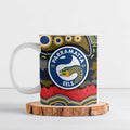 ANZAC Day Parramatta Eels Ceramic Mug Military Memorial Aboriginal Indigenous Art