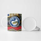 ANZAC Day Parramatta Eels Ceramic Mug Military Memorial Aboriginal Indigenous Art