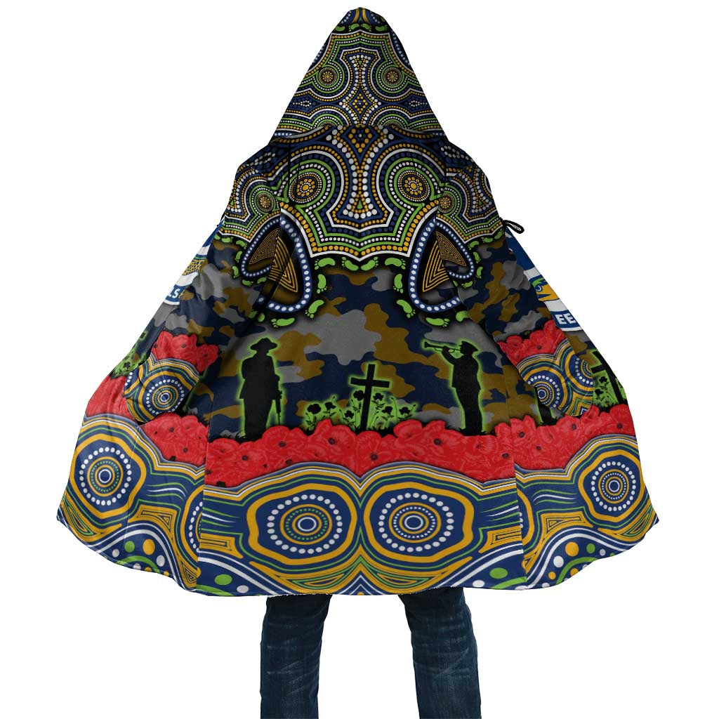 ANZAC Day Parramatta Eels Cloak Military Memorial Aboriginal Indigenous Art