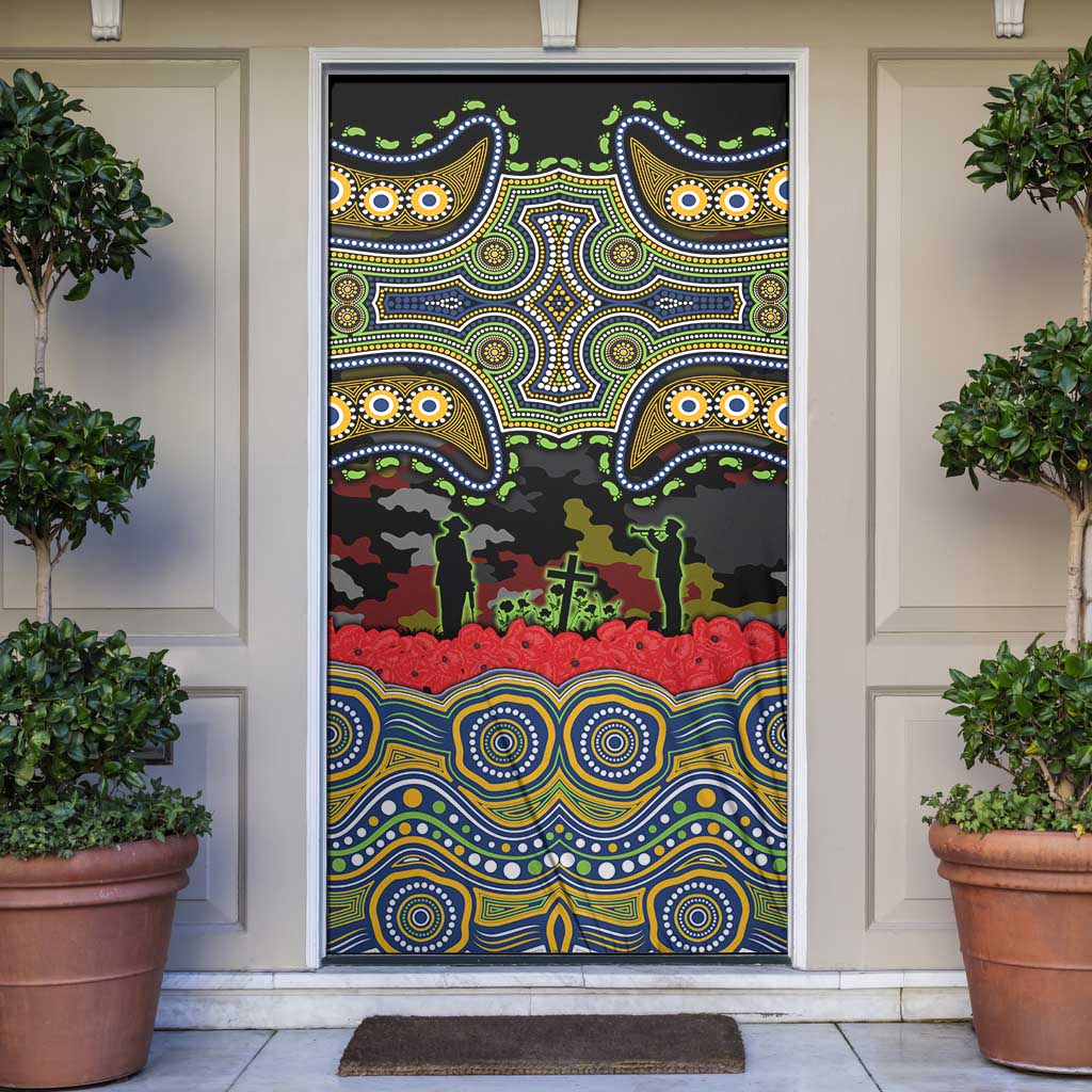 ANZAC Day Parramatta Eels Door Cover Military Memorial Aboriginal Indigenous Art