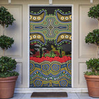 ANZAC Day Parramatta Eels Door Cover Military Memorial Aboriginal Indigenous Art
