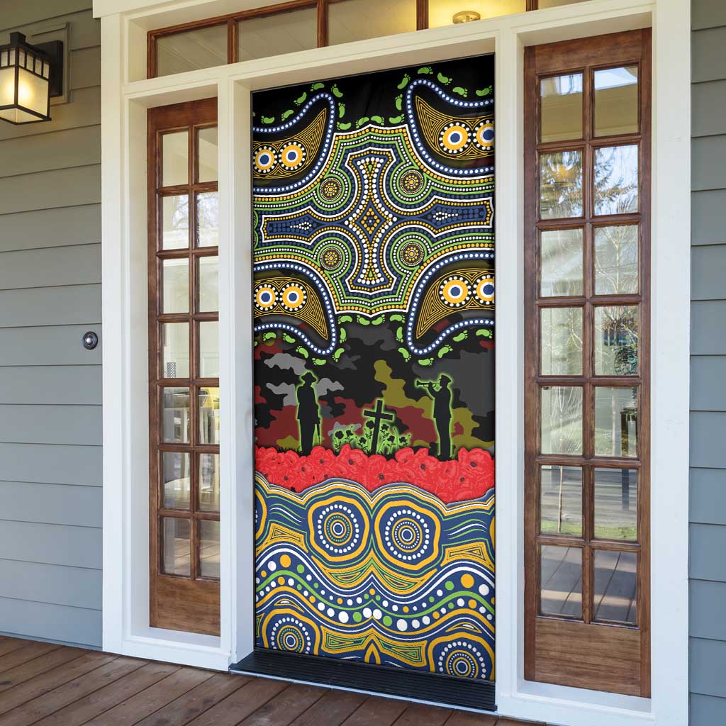 ANZAC Day Parramatta Eels Door Cover Military Memorial Aboriginal Indigenous Art
