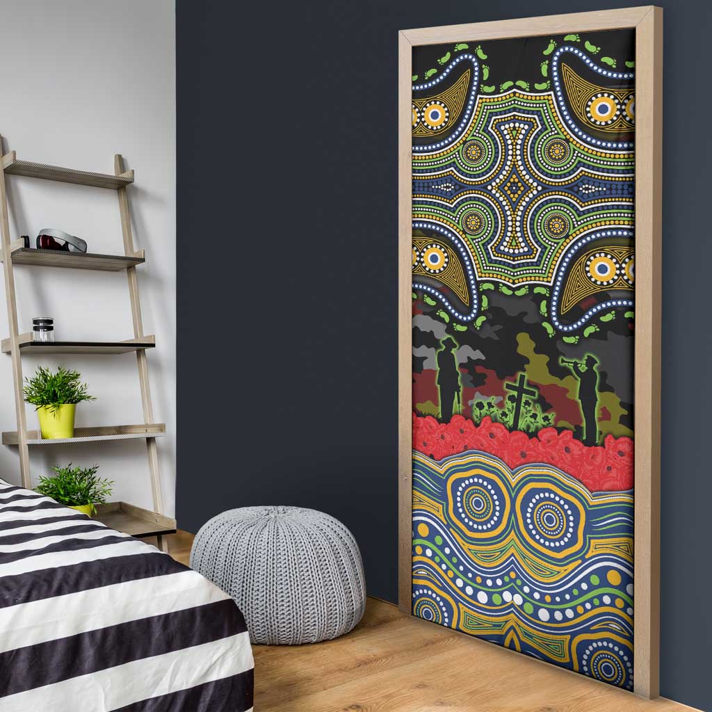 ANZAC Day Parramatta Eels Door Cover Military Memorial Aboriginal Indigenous Art