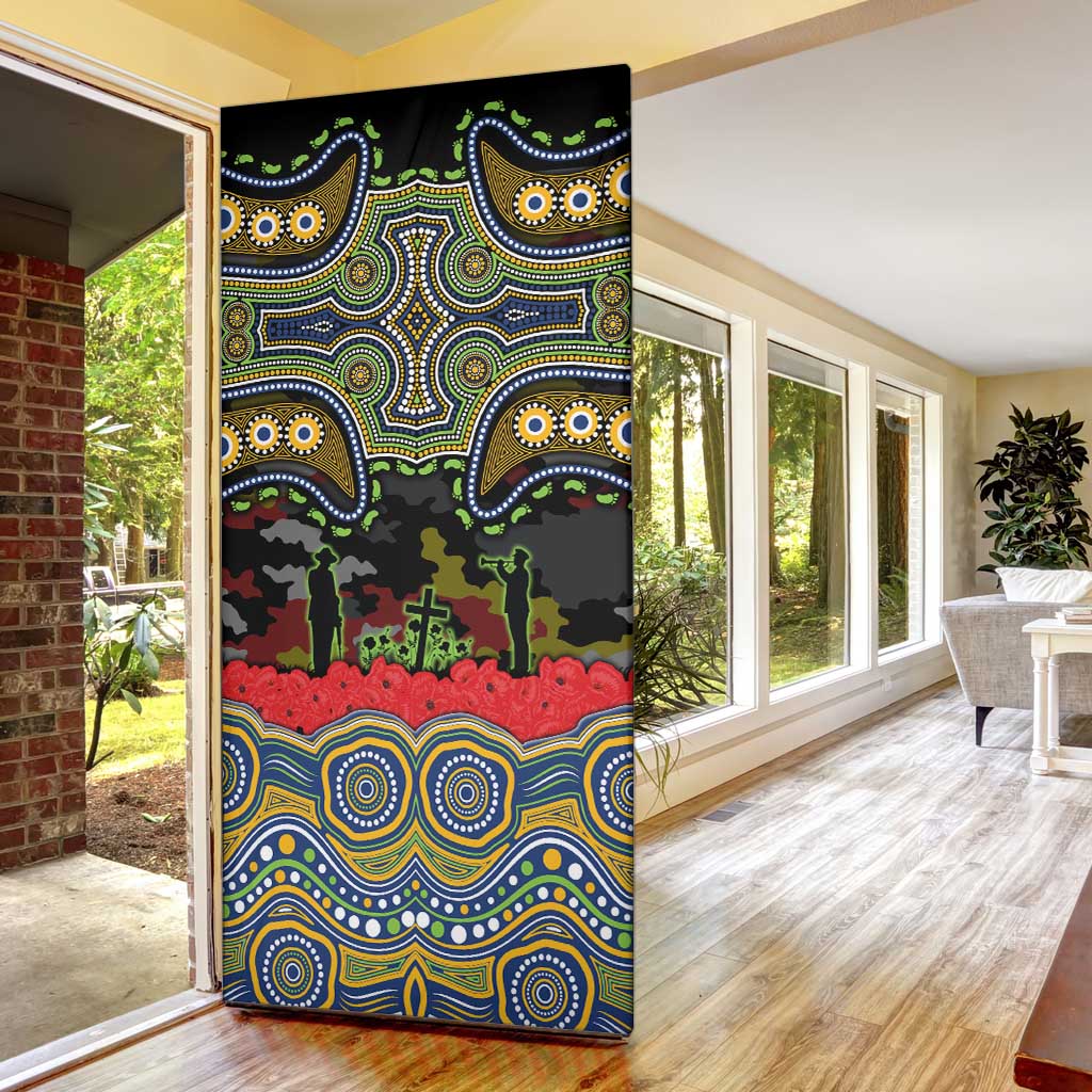 ANZAC Day Parramatta Eels Door Cover Military Memorial Aboriginal Indigenous Art
