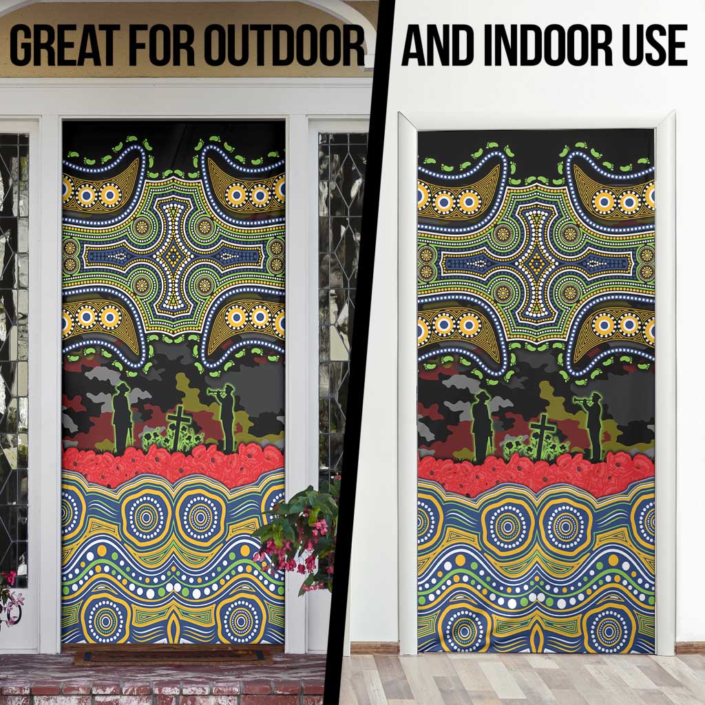 ANZAC Day Parramatta Eels Door Cover Military Memorial Aboriginal Indigenous Art