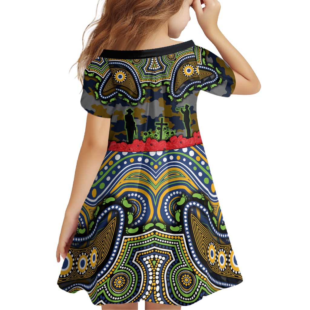 ANZAC Day Parramatta Eels Family Matching Summer Maxi Dress and Hawaiian Shirt Military Memorial Aboriginal Indigenous Art