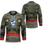 ANZAC Day Parramatta Eels Hockey Jersey Military Memorial Aboriginal Indigenous Art