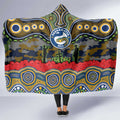 ANZAC Day Parramatta Eels Hooded Blanket Military Memorial Aboriginal Indigenous Art