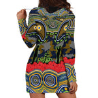 ANZAC Day Parramatta Eels Hoodie Dress Military Memorial Aboriginal Indigenous Art