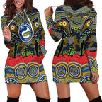 ANZAC Day Parramatta Eels Hoodie Dress Military Memorial Aboriginal Indigenous Art