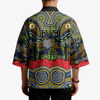 ANZAC Day Parramatta Eels Kimono Military Memorial Aboriginal Indigenous Art