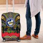 ANZAC Day Parramatta Eels Luggage Cover Military Memorial Aboriginal Indigenous Art