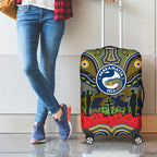 ANZAC Day Parramatta Eels Luggage Cover Military Memorial Aboriginal Indigenous Art