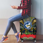 ANZAC Day Parramatta Eels Luggage Cover Military Memorial Aboriginal Indigenous Art