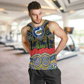 ANZAC Day Parramatta Eels Men Tank Top Military Memorial Aboriginal Indigenous Art