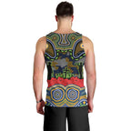 ANZAC Day Parramatta Eels Men Tank Top Military Memorial Aboriginal Indigenous Art