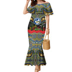 ANZAC Day Parramatta Eels Mermaid Dress Military Memorial Aboriginal Indigenous Art