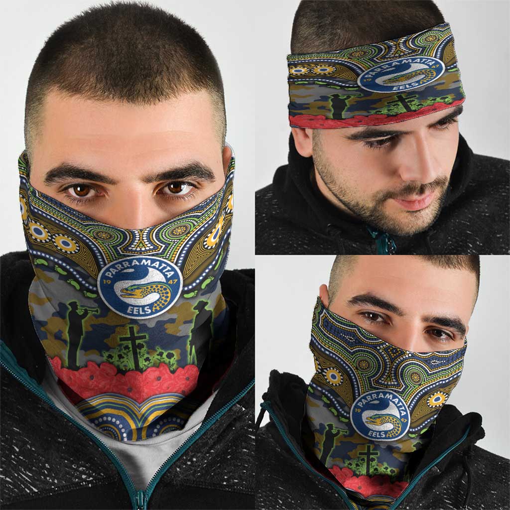 ANZAC Day Parramatta Eels Neck Gaiter Military Memorial Aboriginal Indigenous Art