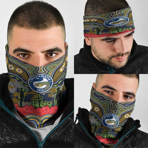 ANZAC Day Parramatta Eels Neck Gaiter Military Memorial Aboriginal Indigenous Art