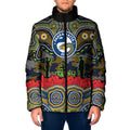 ANZAC Day Parramatta Eels Padded Jacket Military Memorial Aboriginal Indigenous Art