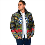 ANZAC Day Parramatta Eels Padded Jacket Military Memorial Aboriginal Indigenous Art