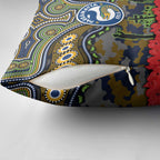 ANZAC Day Parramatta Eels Pillow Cover Military Memorial Aboriginal Indigenous Art