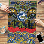 ANZAC Day Parramatta Eels Puzzle Military Memorial Aboriginal Indigenous Art