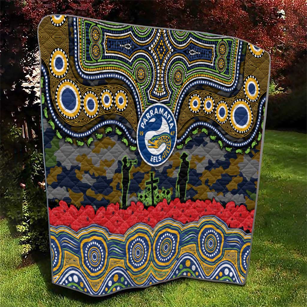 ANZAC Day Parramatta Eels Quilt Military Memorial Aboriginal Indigenous Art