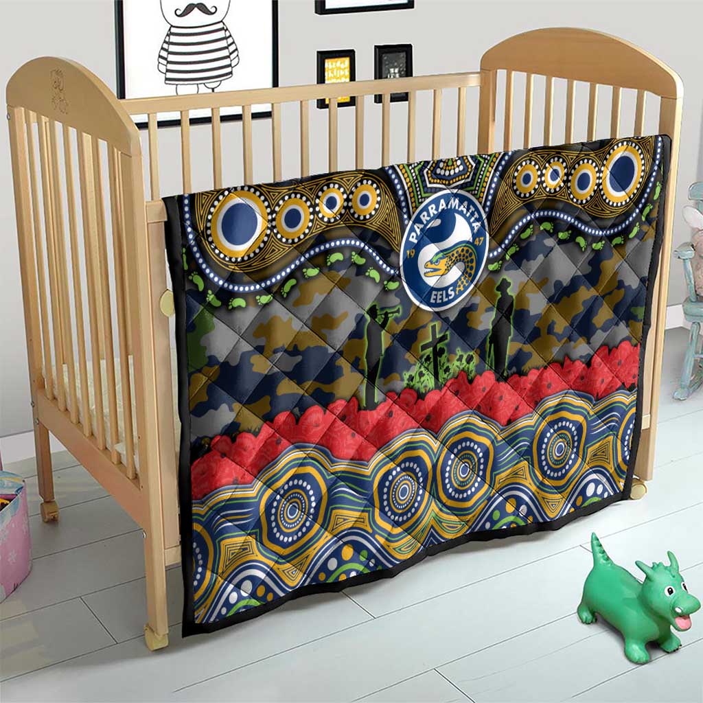 ANZAC Day Parramatta Eels Quilt Military Memorial Aboriginal Indigenous Art