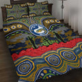 ANZAC Day Parramatta Eels Quilt Bed Set Military Memorial Aboriginal Indigenous Art