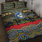 ANZAC Day Parramatta Eels Quilt Bed Set Military Memorial Aboriginal Indigenous Art