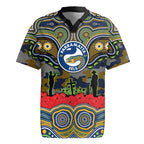 ANZAC Day Parramatta Eels Rugby Jersey Military Memorial Aboriginal Indigenous Art